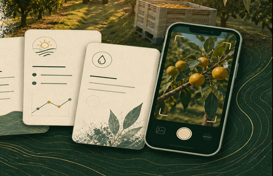 Illustrated evidence cards and field capture phone